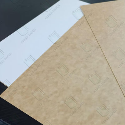 مواد غذایی پوشش داده شده Kraft Backboard CKB ضد رطوبت 600x900mm 700x1000mm